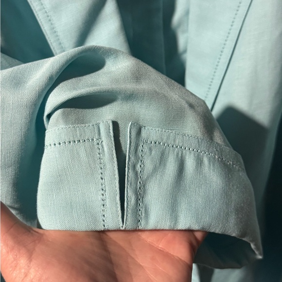 Emma James Light Aqua suit - Picture 4 of 10